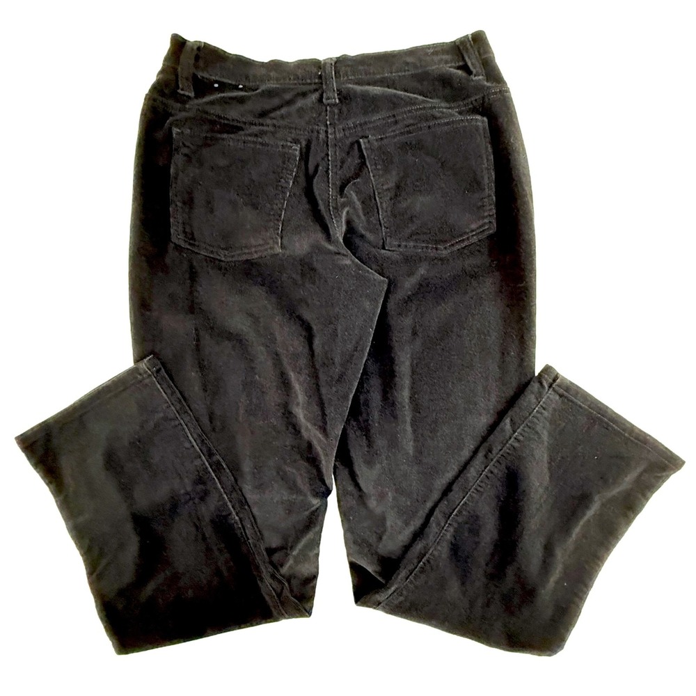 LA Blues Womens Corduroy Pants Vintage Cords 8 Black Fairy Grunge Goth‎ Witchy - Picture 4 of 6